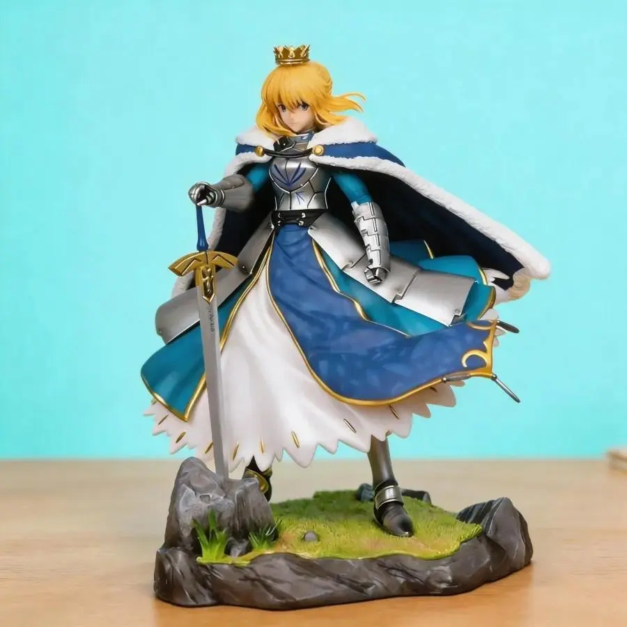 Anime Fate/Stay Night Saber (Prism Version) Figure 27cm Collectible Model Toy for Fans Decoration