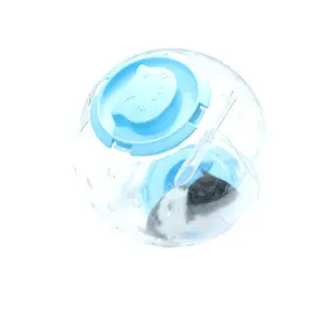 Hamster running ball toy, transparent rolling ball, golden hamster crystal running ball, hamster supplies, running ball to prevent getting lost.