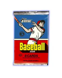 2026 Topps Heritage Baseball - Hobby Single Sealed PACK