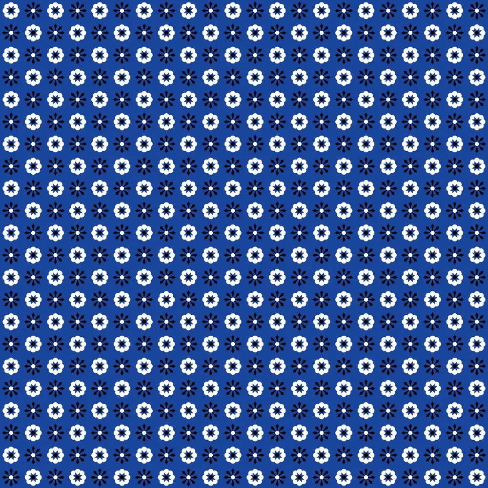 Blue Bandana Pattern 7 Quilting Cotton Fabric