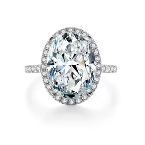 【#ZA282】(Evelyn)10CT Lab Made Gemstone Fashion jewelry  Ring