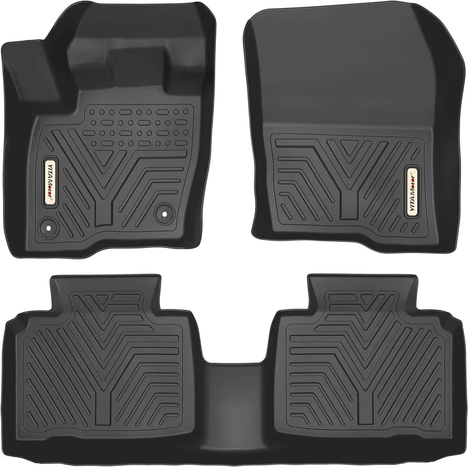 TPE Floor Mats fits 2015-2024 Ford Edge, All Weather, Waterproof TPE Floor Mats fits 2015-2024 Ford Edge, All Weather, Waterproof