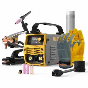 TOOLIOM ARC-135 PRO Stick MMA Welder with TIG-Ready Setup - 135A 110/220V ARC Welding Machine Bundled with Lift TIG Torch