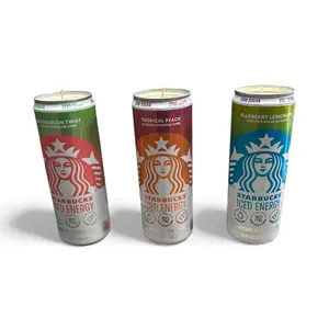Vineyard Candle Co - Recycled Starbucks Energy Drink CANdles - 100% Organic Soy Wax
