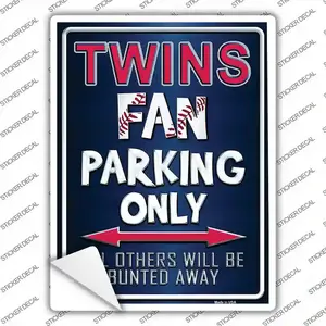 Twins Novelty Rectangle Sticker Decal