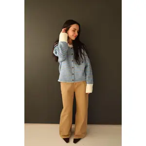 Rae: Haven Stripe Blue Sweater