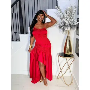 SCARLETT SIREN HIGH-LOW MAXI DRESS