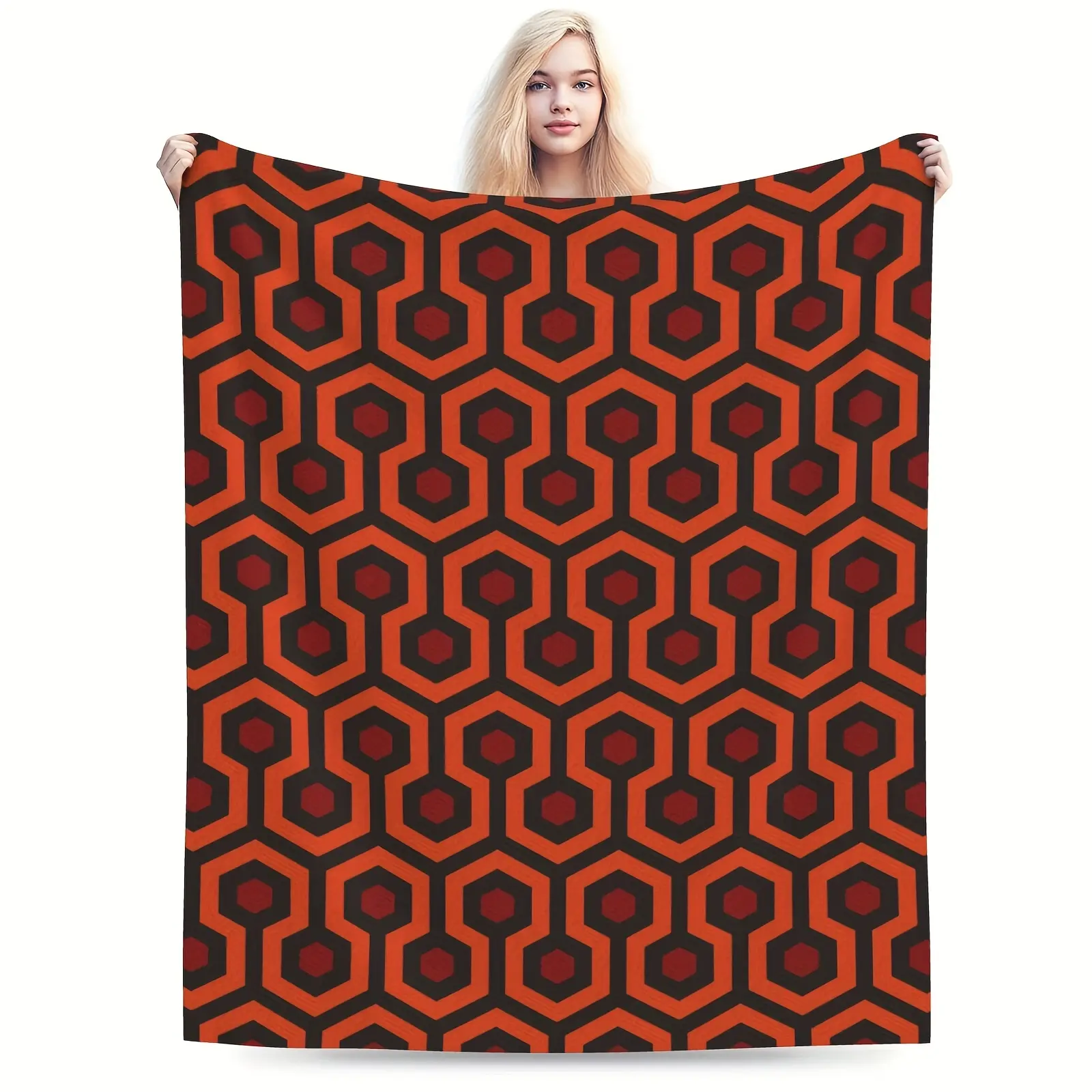 Ultra-Soft Warm Plush Flannel Weave Blanket - Sparkling View Hotel-Style Comfort, Ideal for Bedroom Bed and Sofas