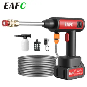 [Local Delivery] US Plug 20000mAh Rechargeable Portable Foam Sprayer pump Heavy Duty High Pressure Car Wash Water-Gun Suitable Pressure Wireless car Washer for Cars,  Motorcycles, Gardens, and Watering Flowers Pet Wash ing equipment