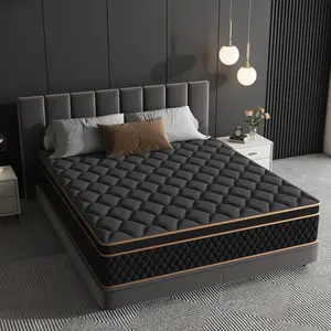 Mattress 10/12/14 Inch Twin Full Queen King Memory Foam & Spring Medium Firmness Lumbar Support for Home Rooms Hotels Boxed Halloween Christmas Gift Ergonomic Queen Size Mattress for a Romantic Night’s Sleep