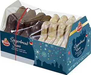 WICKLEIN Gingerbread Stars with fruit filling 175g/6.17oz Made in Germany