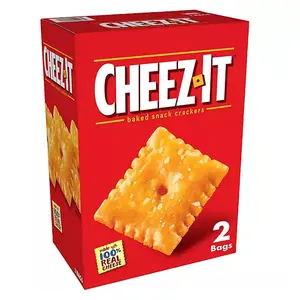 Cheez-It Original Baked Snack Crackers, Lunch Snacks, 2 pack