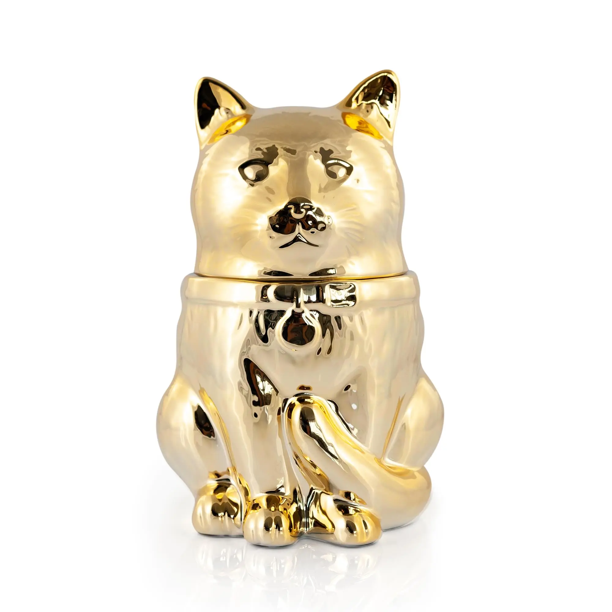 Marvel’s Captain Marvel Goose Gold Electroplated Ceramic Cookie Jar