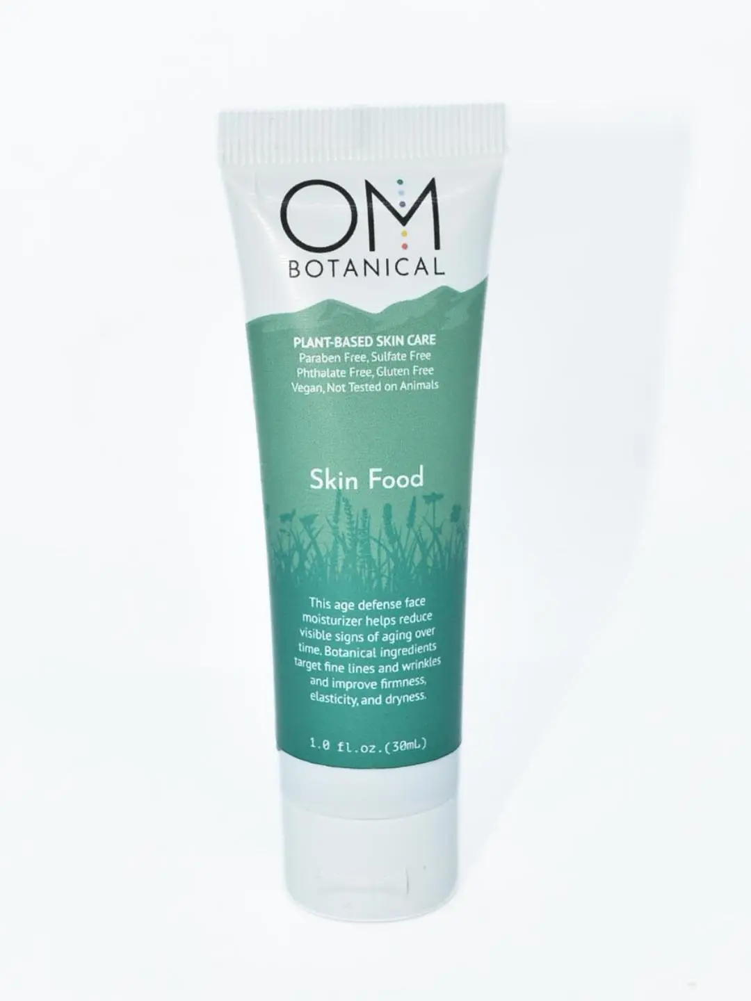 OM Botanical Firm + Nourish Skin Food Age-Defense Cream Moisturizer Hydrating Formula with Ayurvedic Herbs & Antioxidants 1.0 oz