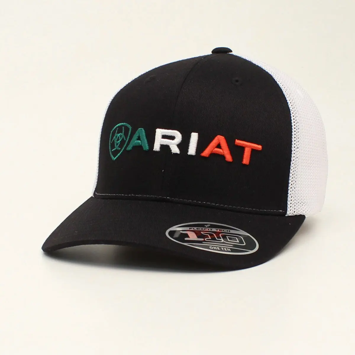 ARIAT MENS MEXICN FLAG BLACK CAP