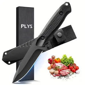 Fixed Blade Knife with Sheath - The Ultimate Portable Pocket Knife for Outdoor Adventures and Culinary Enthusiasts on the Go.Diving knife, tactical knife,Perfect for traveling, kitchen accessories,kitchen gadgets,Multi-Purpose Cutting Knife Survival Tools