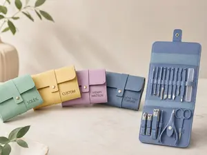 Customized stainless steel nail clipper set 16pcs