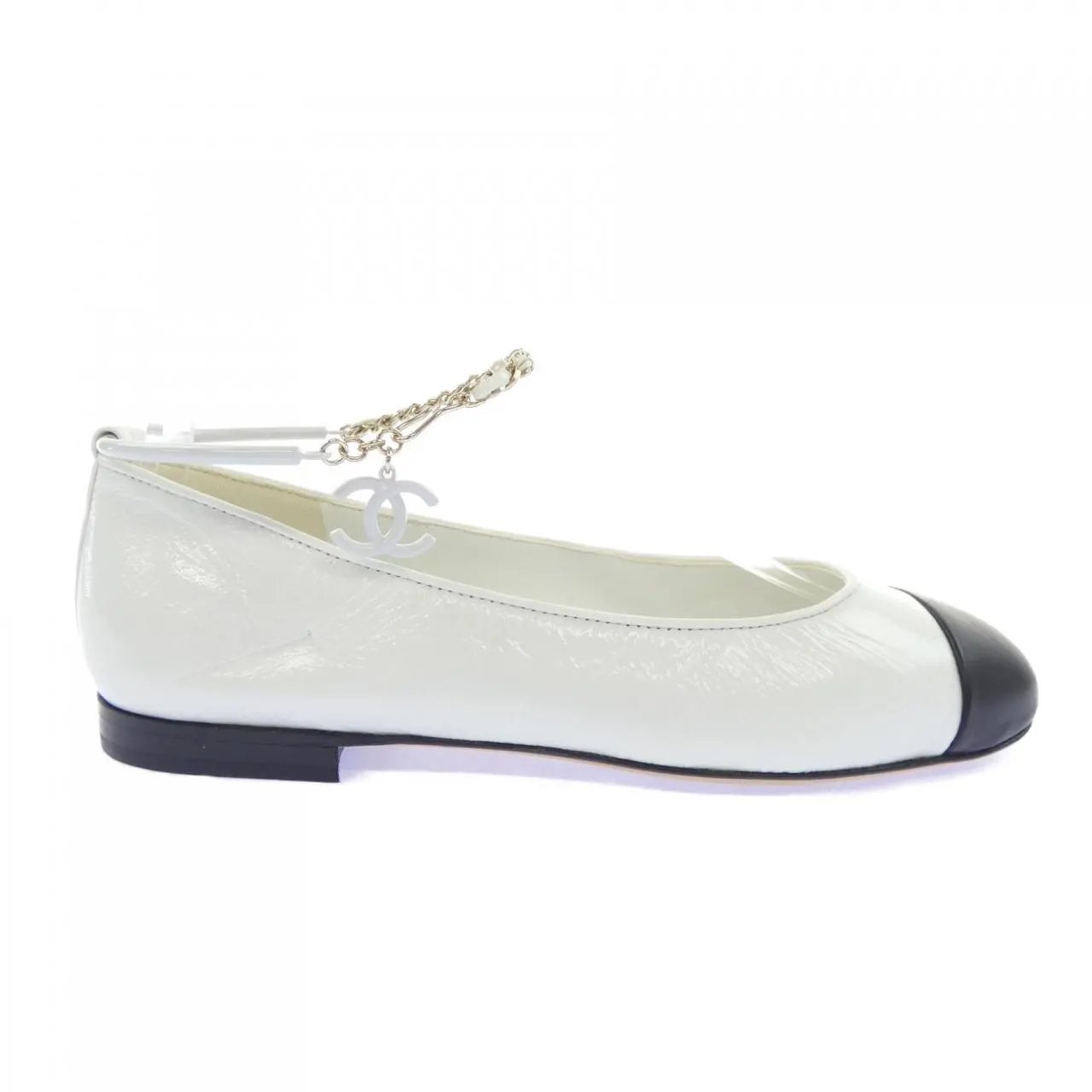 Pre-owned CHANEL Lambskin Small Leather Goods BALLERINAS Flats