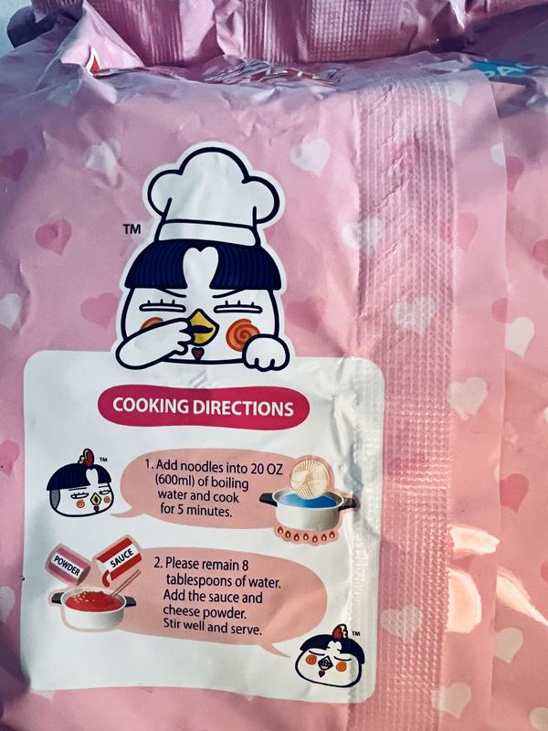 Samyang Buldak Cheese Stir-Fried Ramen with Chicken Flavor