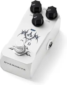 Pro Analog Overdrive Pedal | -Modern Dual Voice Guitar Stompbox | Transparent Boost & Dynamic Clipping Circuit | True-Bypass Studio-Grade Effect for Blues Rock Recording