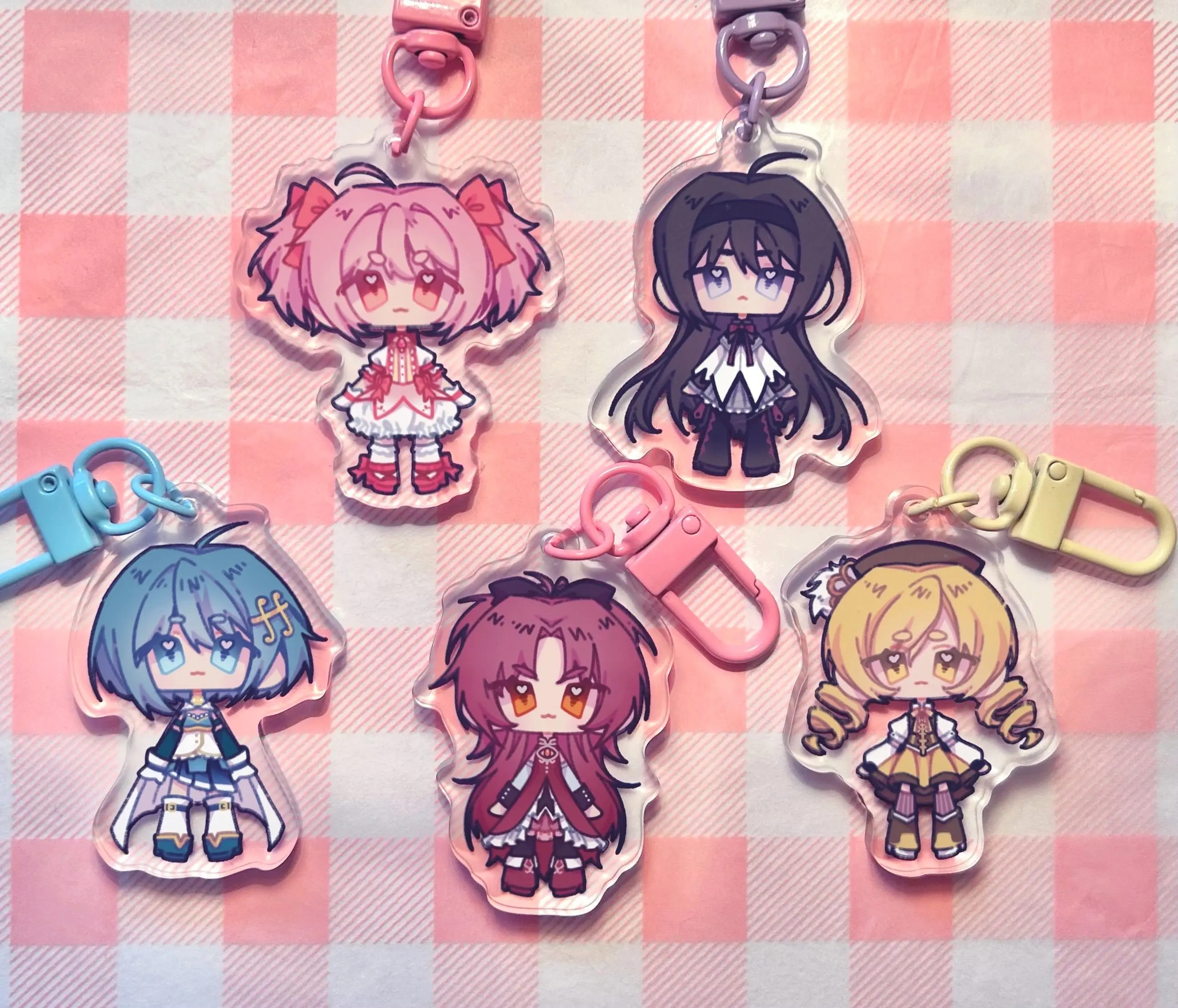 Madoka Magica - Keychains