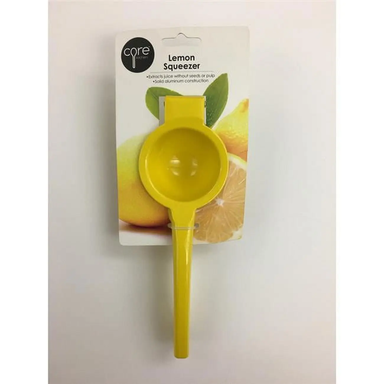 Core Kitchen 6407449 Aluminum Fruit Lemon Squeezer - Yellow, 6-Pack Kitchen Fruit Utensils Set