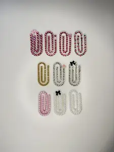 Bejeweled Luxe Paperclip - Hand-embellished with Pearl Accents for Cash Envelopes, Budget Binders, and Planner Girls
