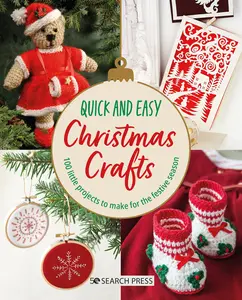 USED-Quick and Easy Christmas Crafts: 100 Little Projects to Make for the Festive Season by Search Press Studio (Paperback)