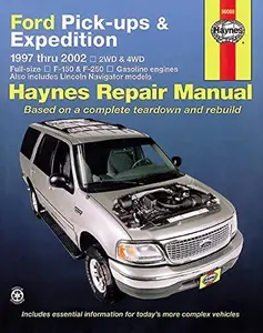 USED-Haynes Ford Pick-ups & Expedition Lincoln Navigator Automotive Repair Manual: F-150 1997 Through 2003, Ford Expedition 1997 Through 2014, Ford F-250 ... 2004, Lincoln Navigator 1998 Through 201 by Editors of Haynes Manuals (Paperback)