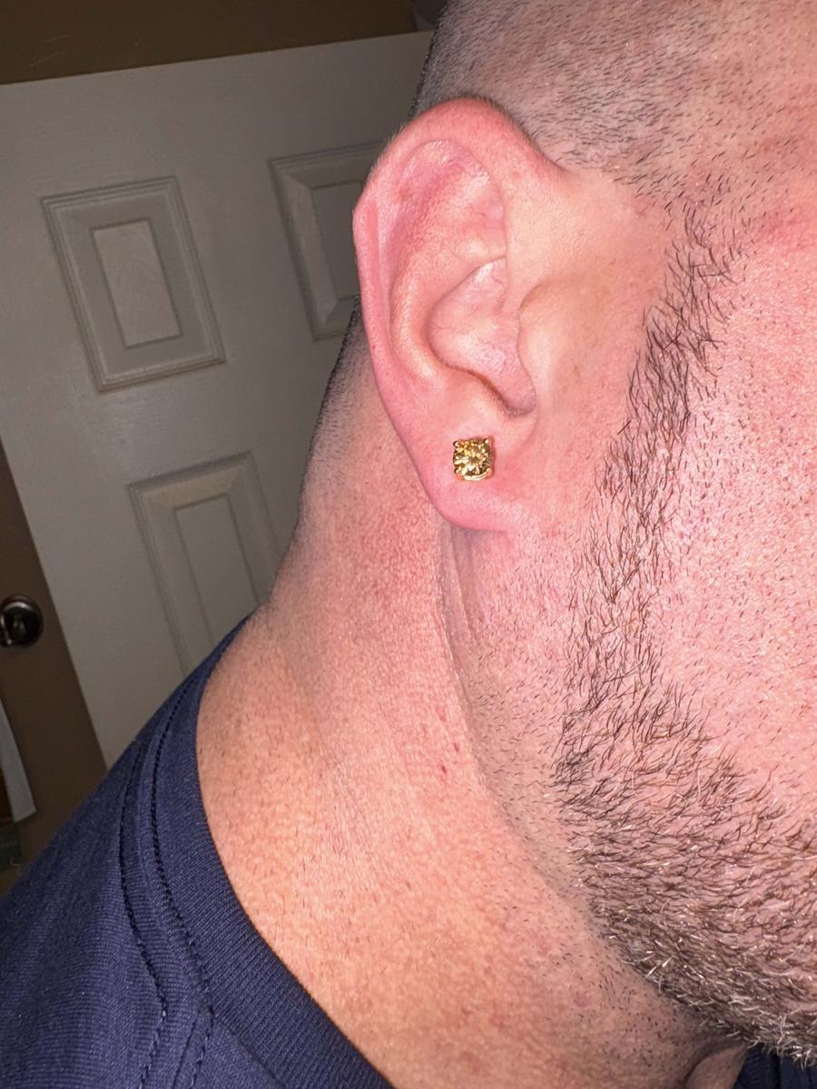 Item: Green(Golden Plating), 6.5MM(1CT*2)