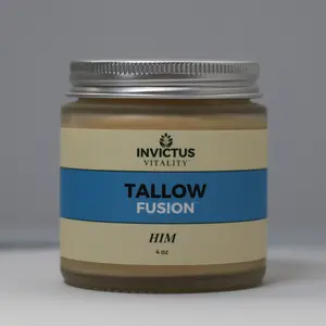 Invictus Vitality Tallow Fusion Him Face & Body Moisturizer - Skincare Product for Comfort and Hydration