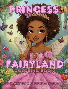 PRINCESS FAIRYLAND COLORING BOOK