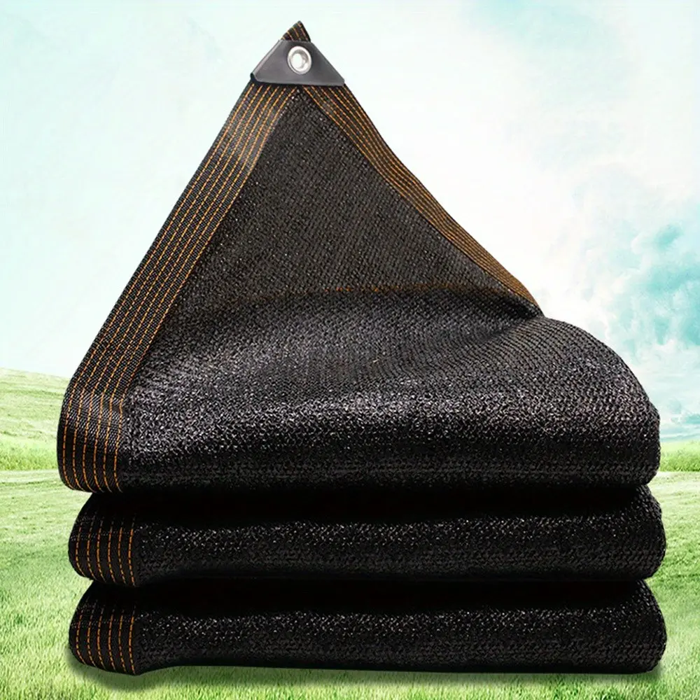 6' x 50' Black Fence Windscreen Privacy Screen Shade Cover Fabric Mesh Garden