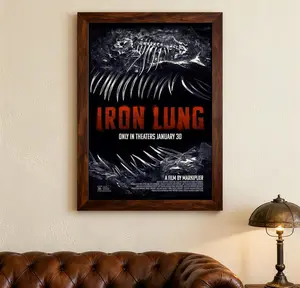 Iron Lung Horror Film Poster，Canvas Posters,wall art,Home decor, holiday gifts. Film Enthusiasts