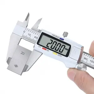 Digital Caliper Measuring Tool, Stainless Steel Vernier Caliper with Large LCD Screen, Inch & Millimeter Conversion, 6 Inch/150mm Caliper Tool for DIY & Household