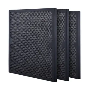 VEVOR Active Carbon Filters, 3 Pack, 16'' x 19'' Air Filter Replacement, High-efficient Stage 2 Filters Compatible w/ BlueDri & VEVOR Scrubber, Air Purifiers, Water Damage Restoration Equipment