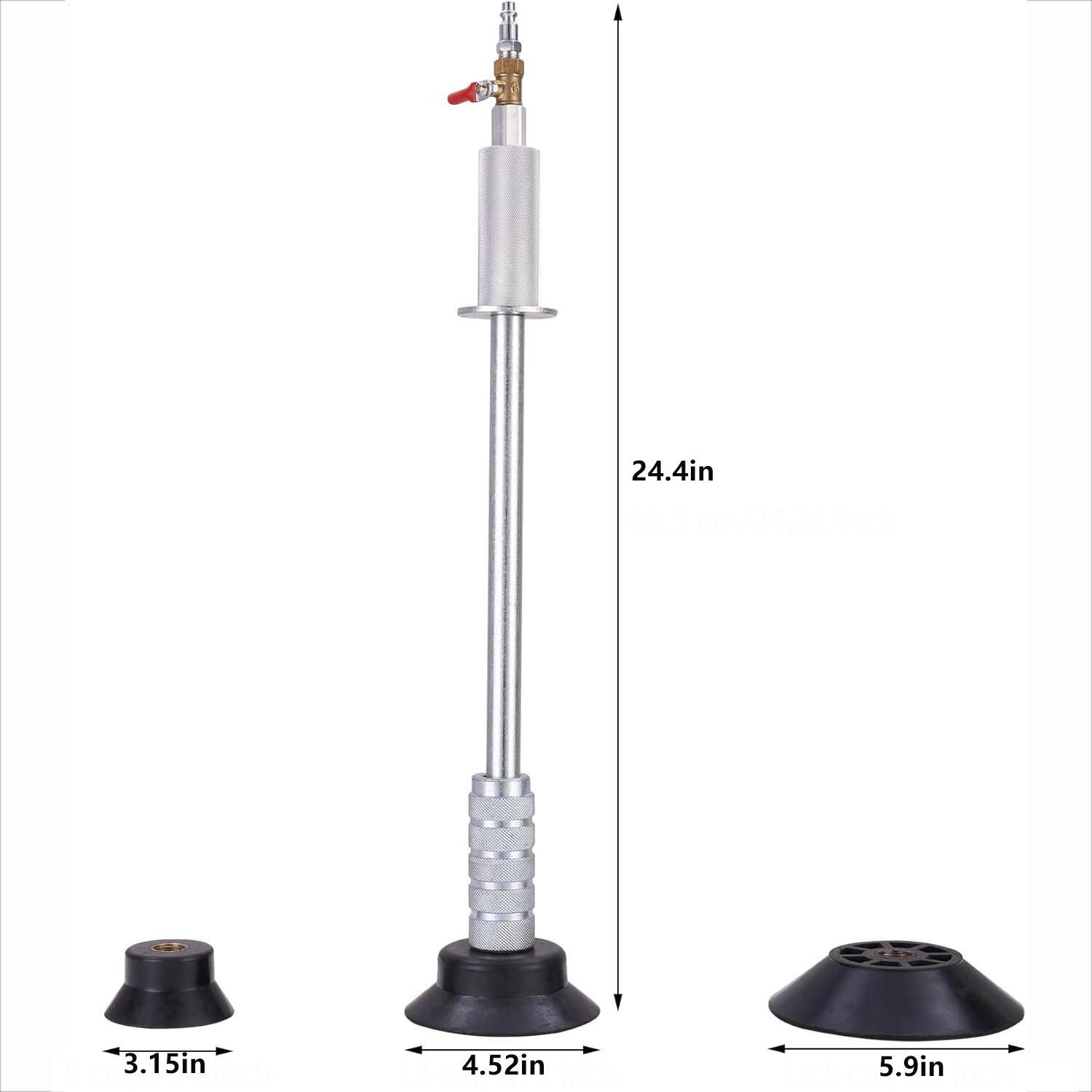 Car Dent Puller Air Pneumatic Dent Puller Tools for Car Dent Repair Auto Body Repair Suction Cup Slide Hammer Tool Kit