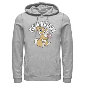 Men's Bambi Miss Bunny Pull Over Hoodie