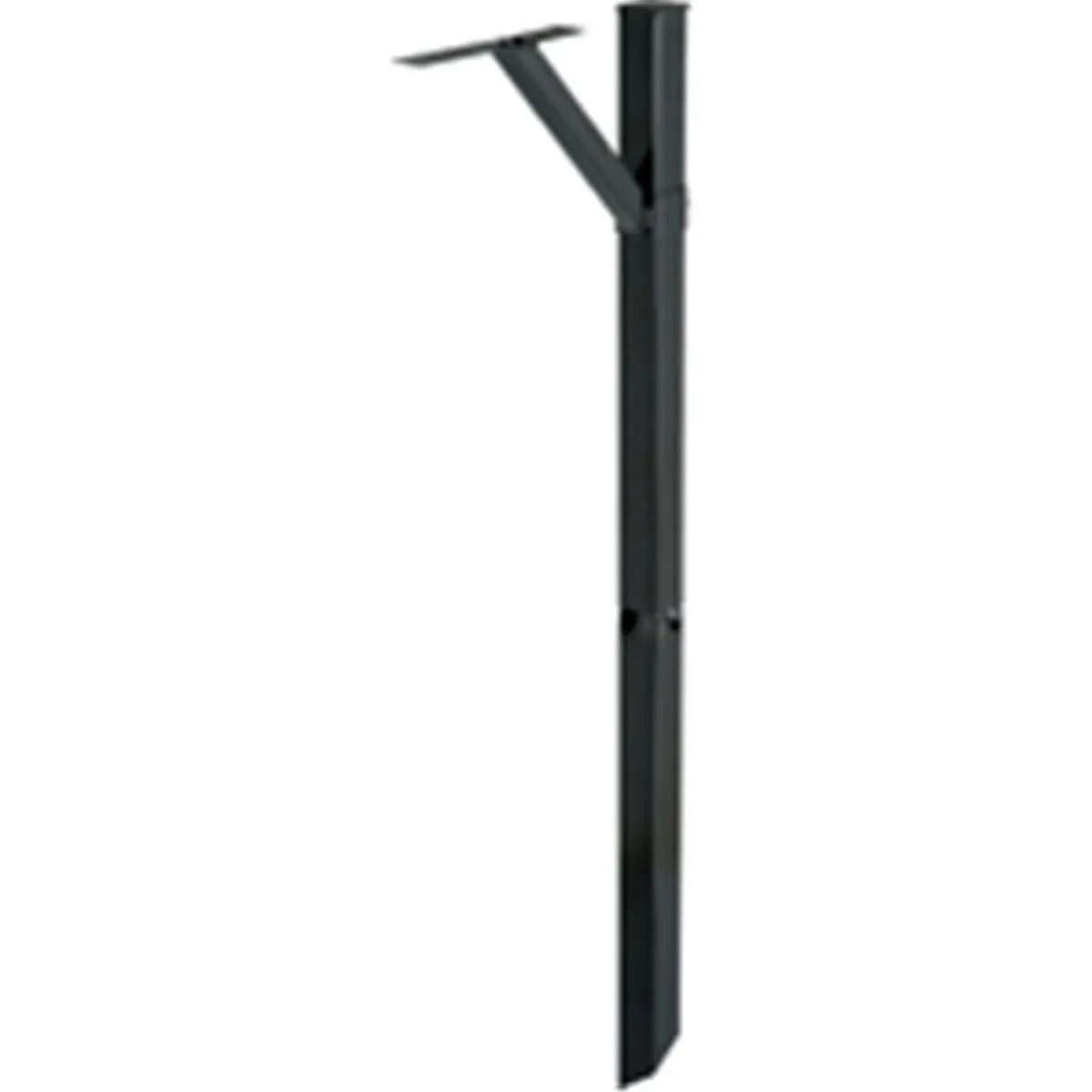 212 MAIN Adjustable Post Drive-In Kit - Black Galvanized Metal, Heavy-Duty Steel Support Arm, 16.75 lbs, 5.5 x 2.75 x 34 in, Mounts Mail, Garden & Hardware Tool Kit with Assembly Hardware, Easy Install & Mounting Instructions