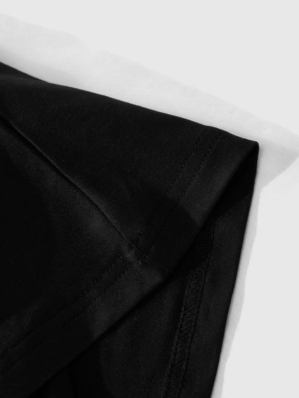 Women's Slim-Fit Long Sleeve Tee & Sweatpants Set, Comfortable Casual Wear for Spring & Fall, Daily Essentials