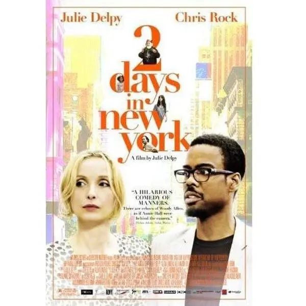 2 Days in New York DVD Video Disc - Mingus, Journalist, Family Mayhem, Jolly Father, Outrageous Boyfriend Film, Two Young Children