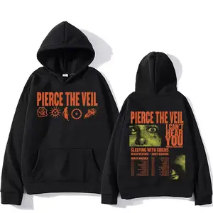 Pierce The Veil 2025 World Tour T-Shirt Sweatshirt Hoodie, I Can’t Hear You Double-Sided Graphic Band Merch, Sleeping With Sirens Rock Concert Shirt, Emo Punk Music Fan Apparel for Men and Women