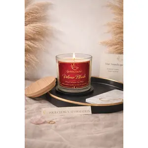 VELOUR BLUSH ~ Flame Luxury Affirmation Candle 12oz
