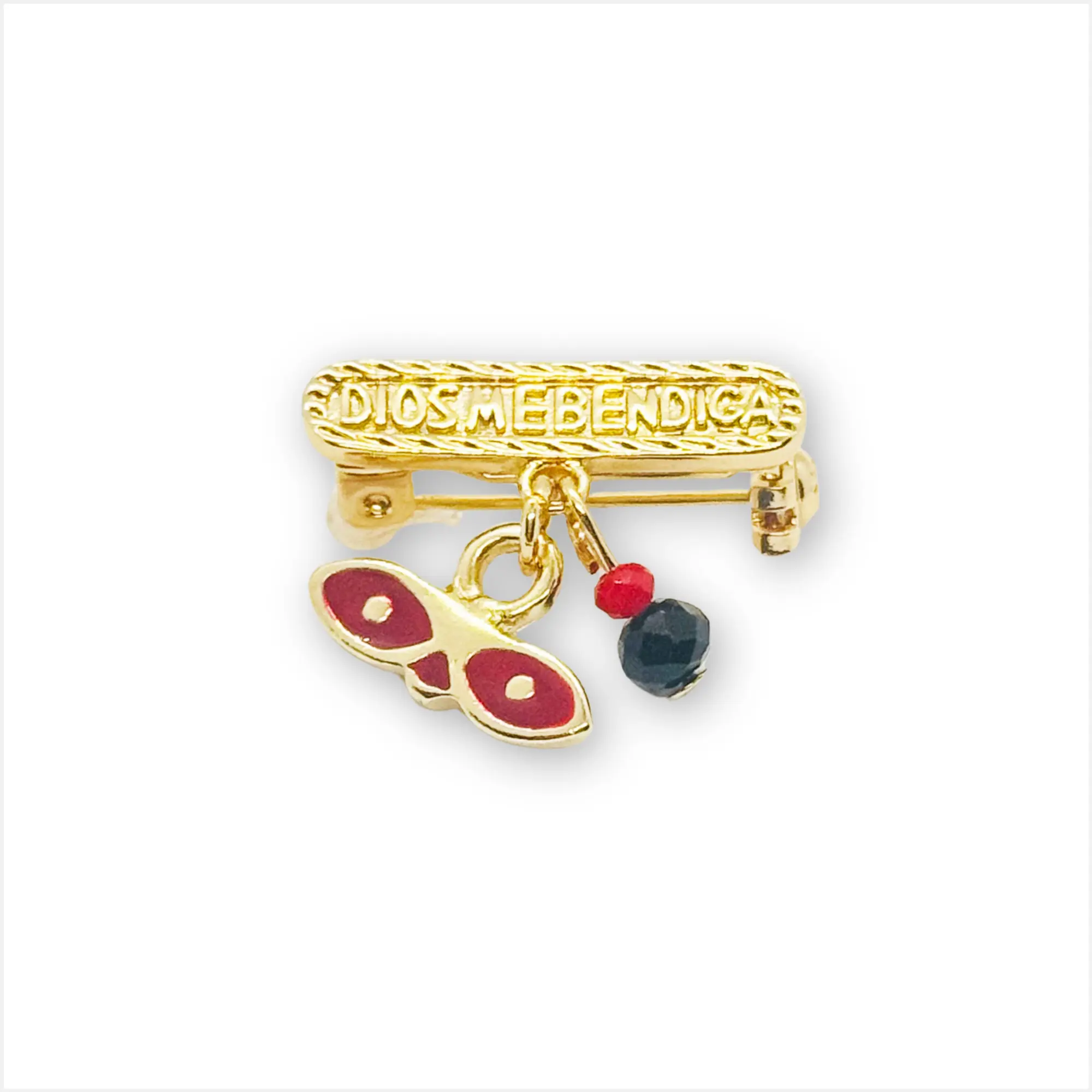 Azabache Lucky Charm, Ojitos De Santa Lucia Azabache Para Protección Contra el Mal de Ojo
