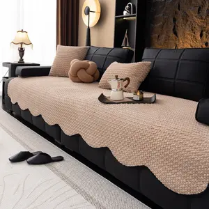 Thick Plush Sofa Cushion Cover, Sofa Couch Covers, Modern Style, All-Season Use, Pet-Friendly, Scratch & Slip Resistant, Home Decor