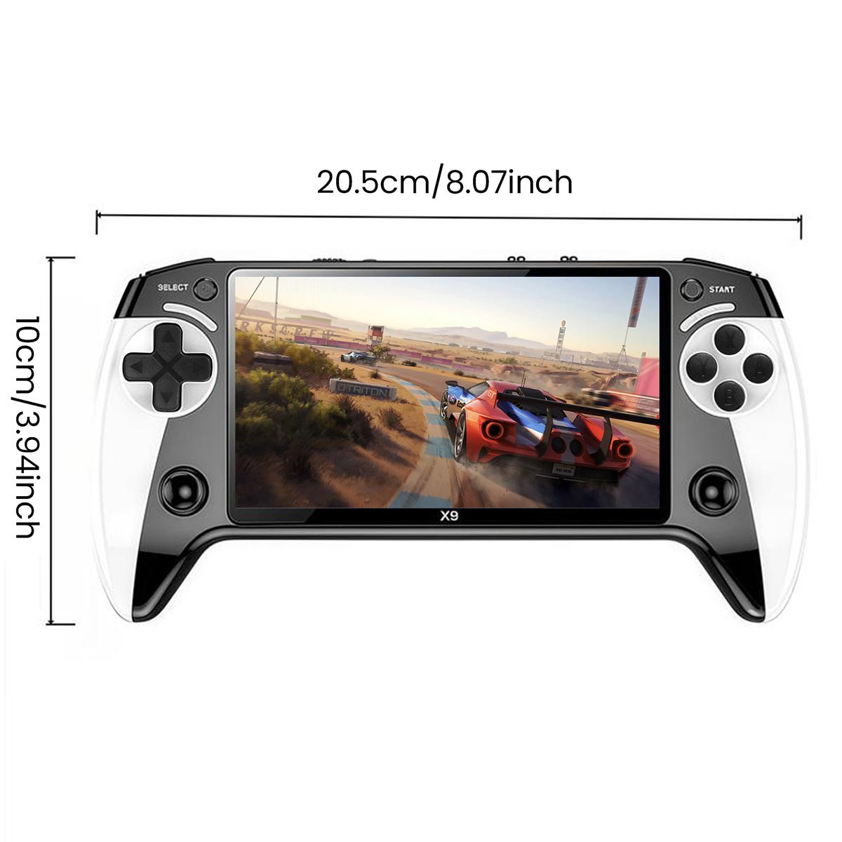 Portable Retro Game Console, 10 Emulator Support, Ultra HD Graphics Handheld Game Console, 5.5-Inch Large Screen, Ideal Gift for Birthdays, Father’s Day & Christmas, boys Box Compact game console retro game consoles gamer gifts