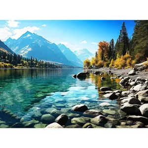 500 Piece Puzzle for Adults, Jigsaw Puzzle,Glacier Park Jigsaw Puzzles 500 Pieces Birthday Party for Family Kids and Adults Funny Puzzle for Adults