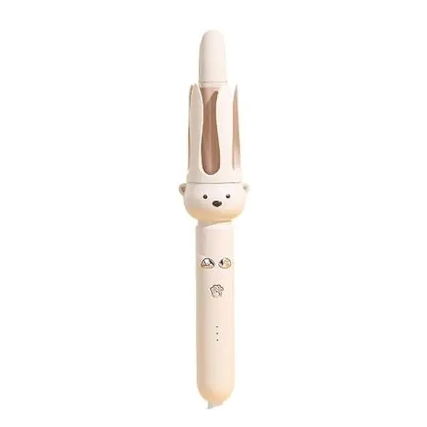 PretiHom Automatic Rotating Curling Iron - 1.1 Inch (28mm) Curling Wand for Beach Waves, Anti-Scald, Anti-Tangle, Ceramic Coating, Dual Voltage, Hair Curler for Women, All Hair Types