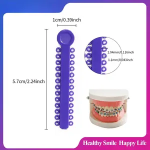 Dental Orthodontic Elastic ligature I Tie Rubber Tie toe rings