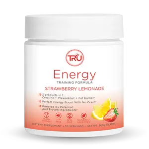 TRU Energy Training Formula - Natural Pre-Workout for Perfect Workouts - Beverage